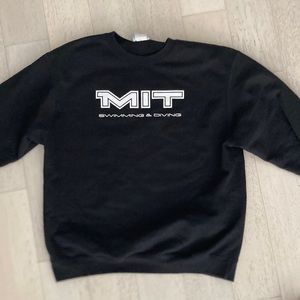MIT swim and diving champion sweater